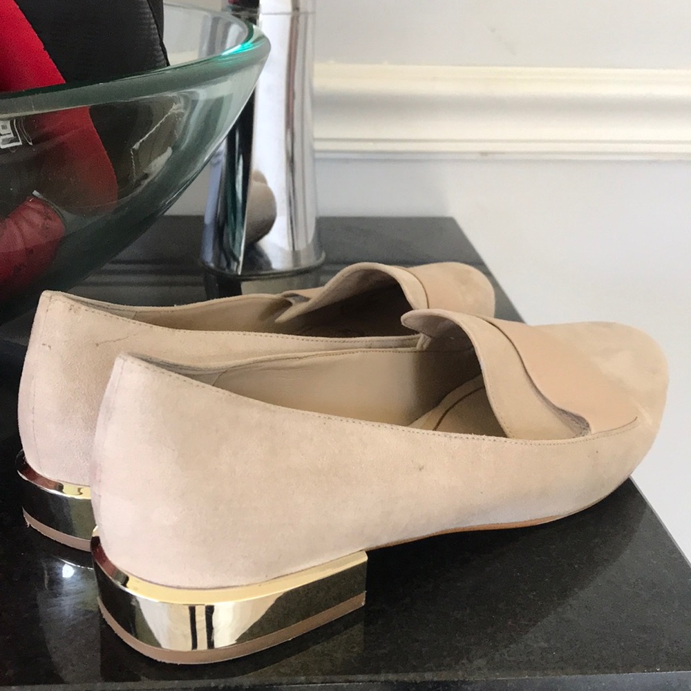 Aldo suede nude shoes size 8.5
